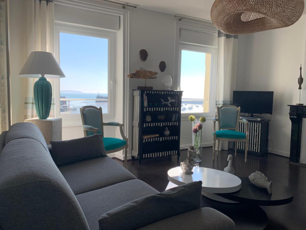 Appartement Villa Chausey, Vue Sur Le Port Granville Kültér fotó